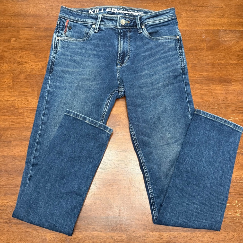 Killer Jeans Slim Fit Mens Size 32 Dark Blue Denim Stretch Style 9397 989 JNS - Picture 2 of 16